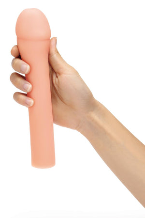 SIZE UP 3 INCH EXTRA REALISTIC PENIS EXTENDER FLESH