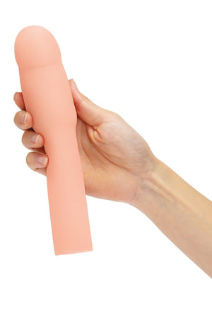 SIZE UP 4 INCH EXTRA REALISTIC PENIS EXTENDER -FLESH