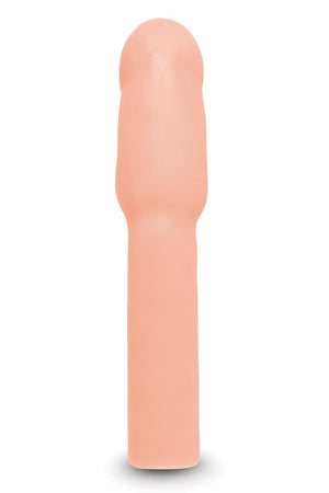 SIZE UP 4 INCH EXTRA REALISTIC PENIS EXTENDER -FLESH
