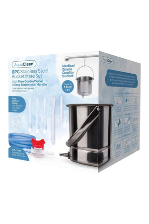 AQUACLEAN STAINLESS BUCKET MATE SET