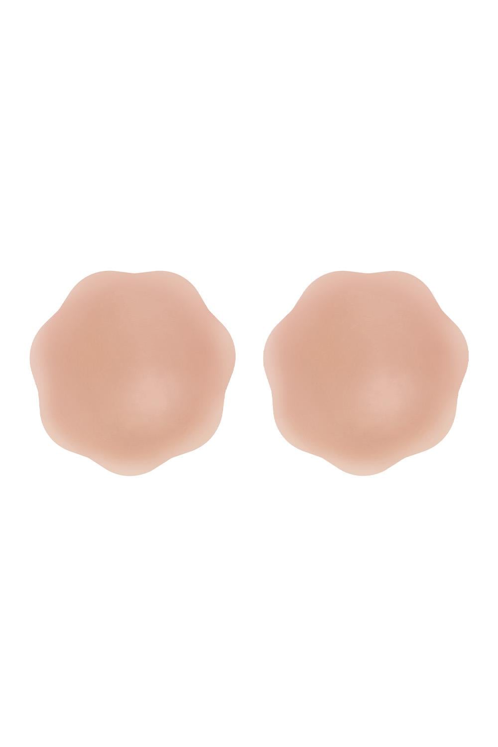 PEEKABOOS SELF ADHESIVE SILICONE NIPPLE COVERS, FLESH