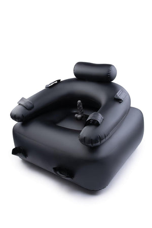 WHIPSMART INFLATABLE BONDAGE CHAIR WITH VIBRATING DILDO