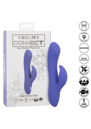 Vibromasseur lapin double connecté