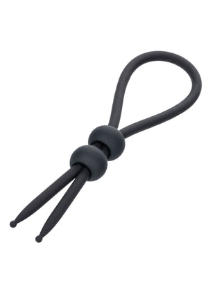 Anneau pénien double lasso en silicone liquide