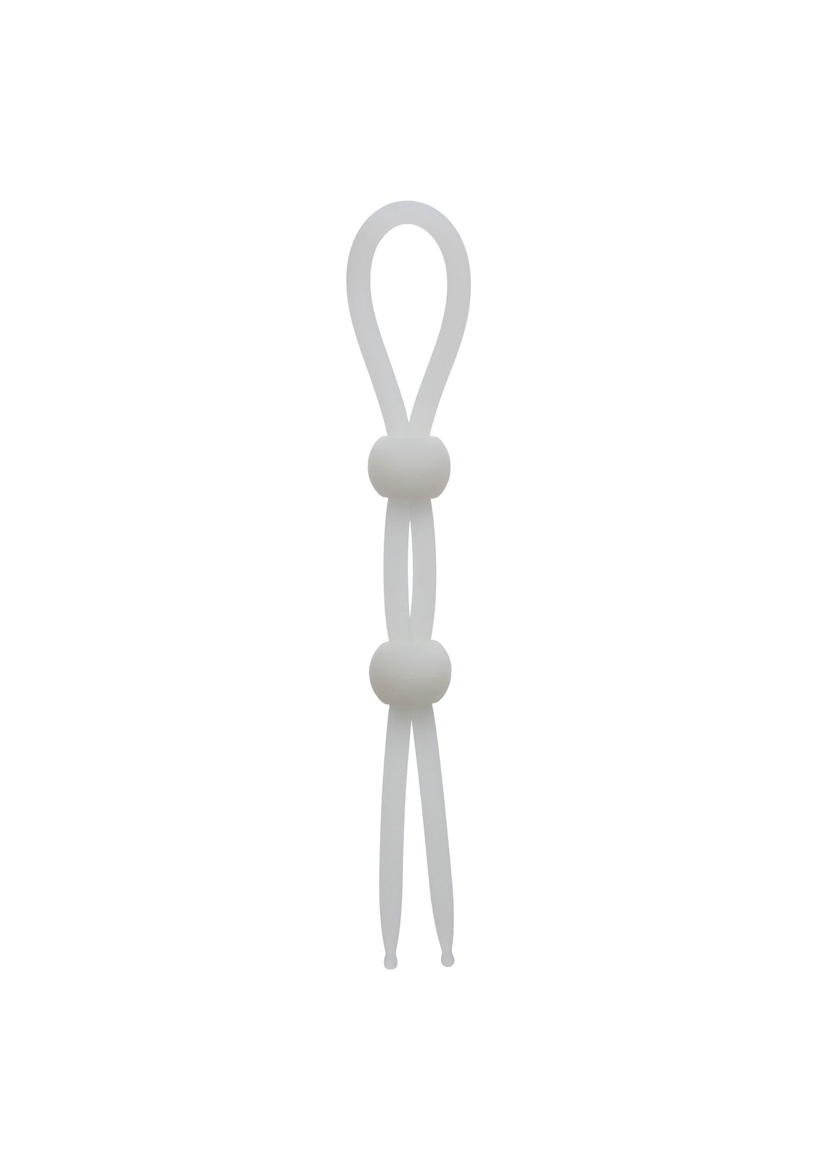 Anneau pénien double lasso en silicone liquide
