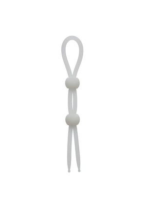 Anneau pénien double lasso en silicone liquide