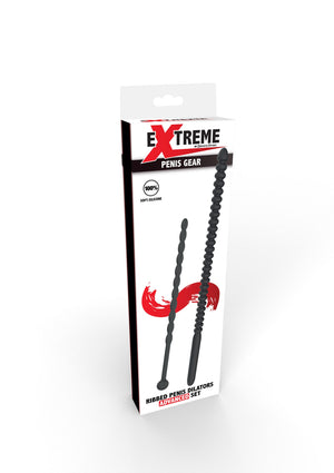 Ribbed Penis Dilators Advanced 2 pcs