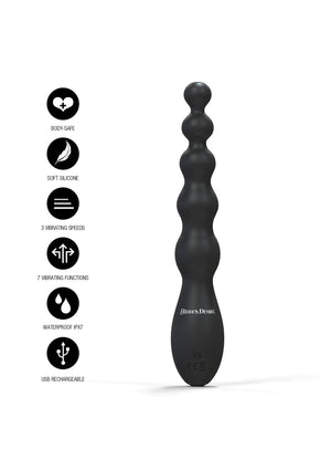 Beaded Anal Power Vibrator