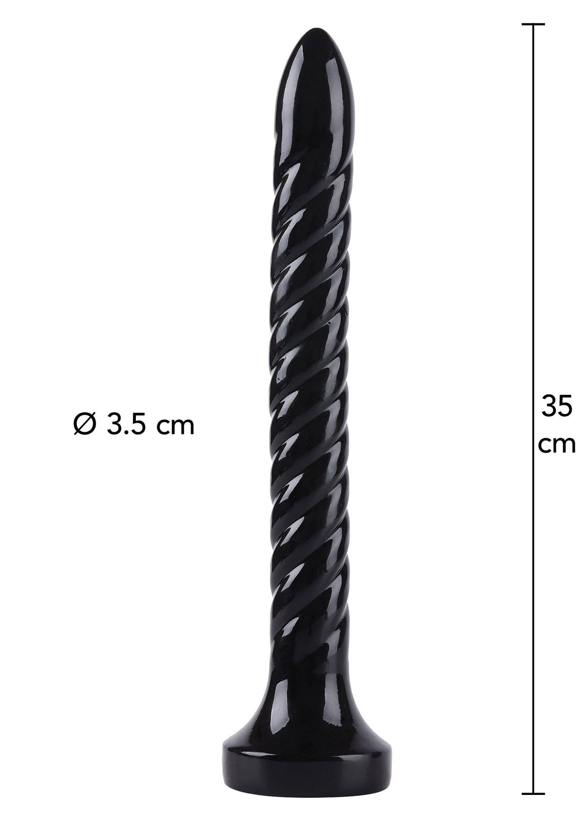 Gode anal vipère, 35 cm