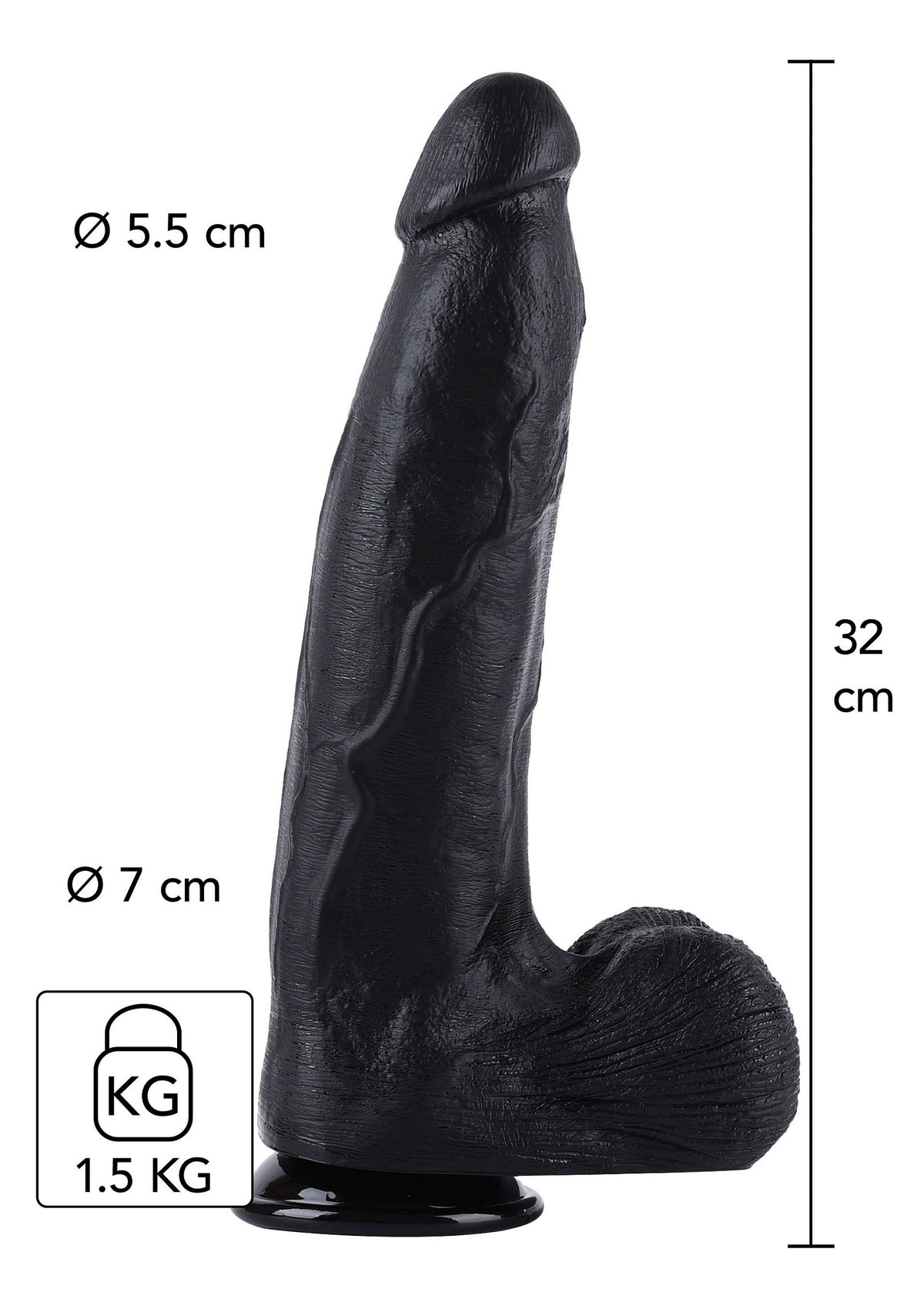 Gode, 32 cm