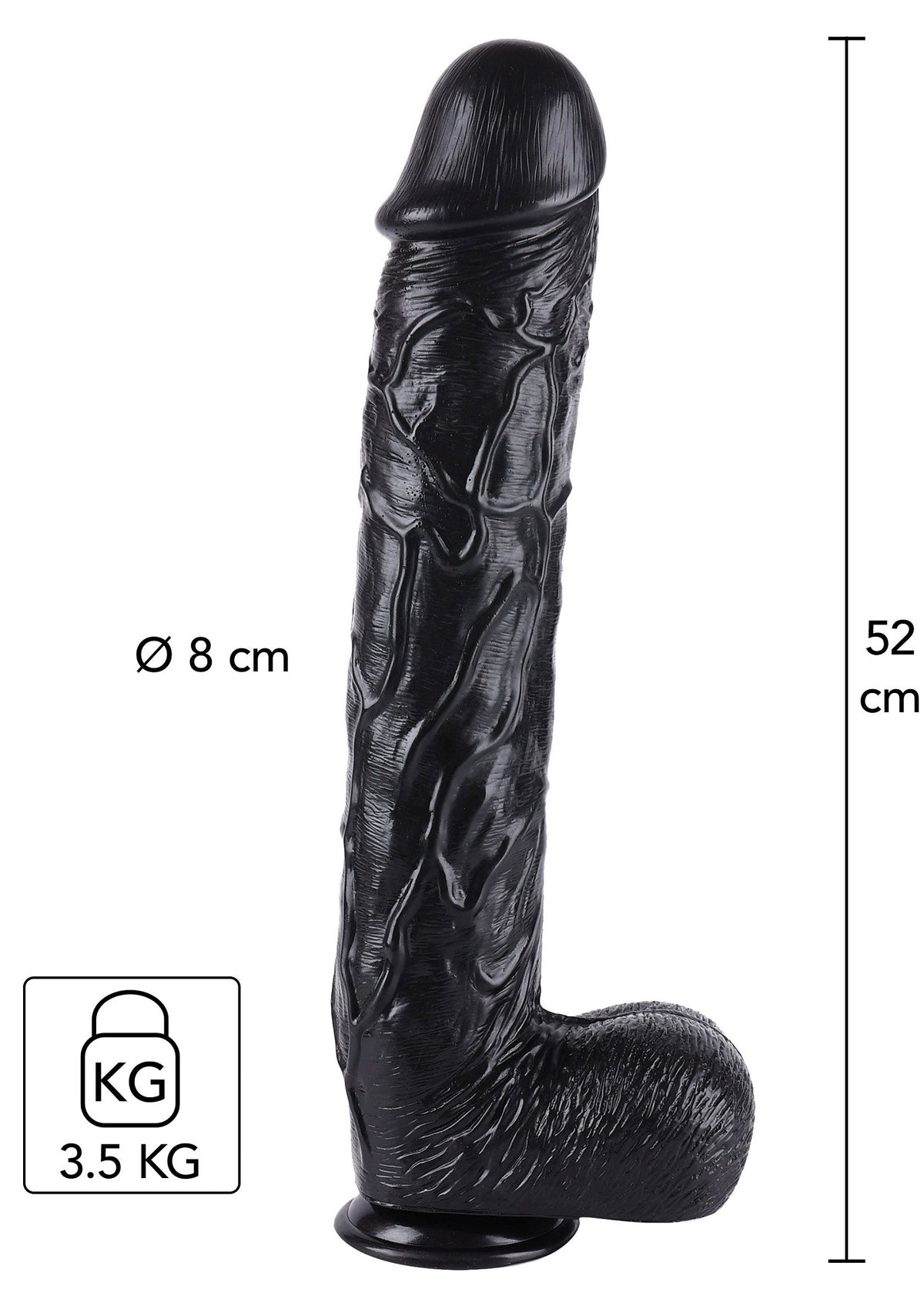 Gode, 52 cm