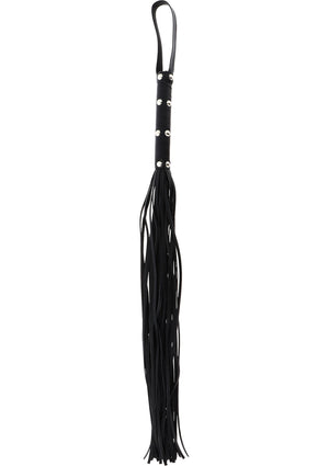Long Studded Flogger Whip