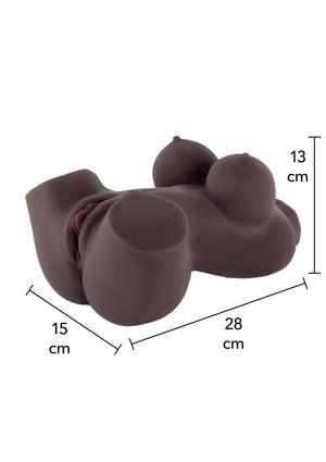 Masturbateur anatomique Déesse Ebène 2,5 kg
