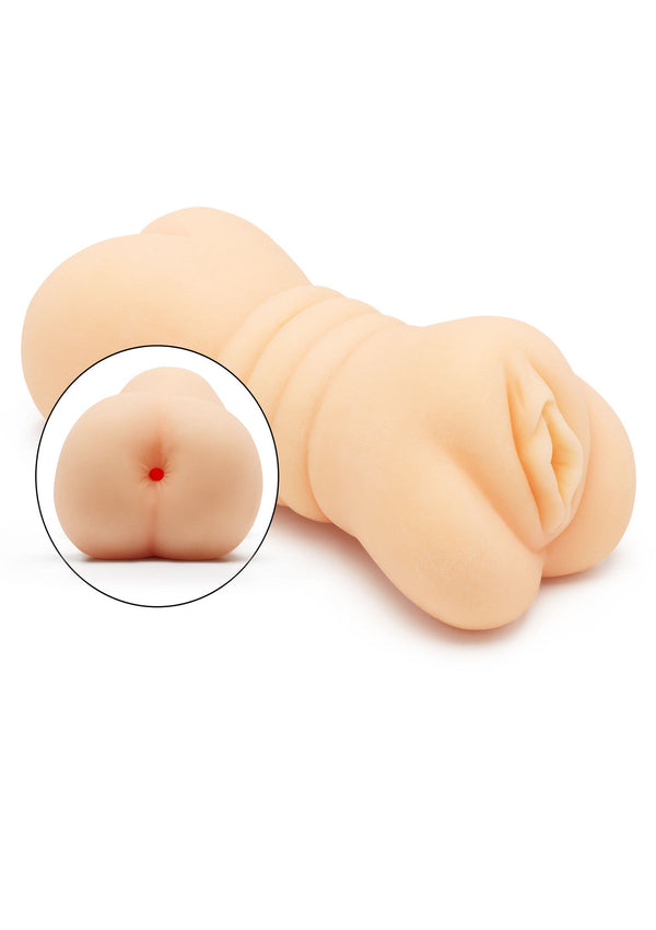 Masturbateur réaliste double, vagin et anus, étroit