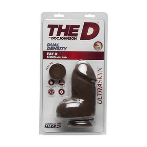 Fat D - Réaliste ULTRASKYN Dildo avec Boules - 6 / 15 cm