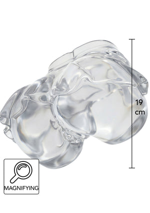 Masturbateur réaliste transparent effet jupe courte 2 kg