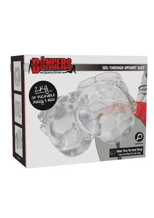 Masturbateur réaliste transparent effet jupe courte 2 kg