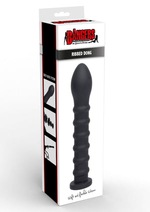 Gode strié Easy-Lock - 19 cm