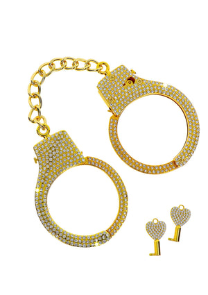 Diamond Wrist Cuffs Gold