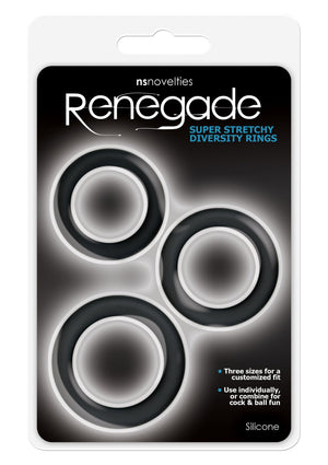 RENEGADE DIVERSITY RINGS BLACK