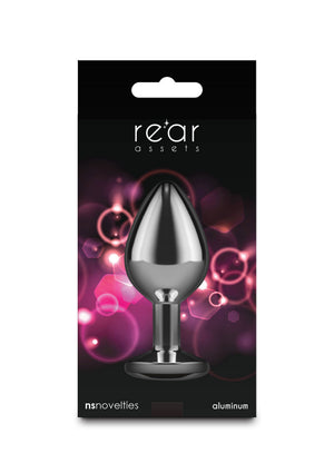 Plug anal Rear Assets Silver taille moyenne