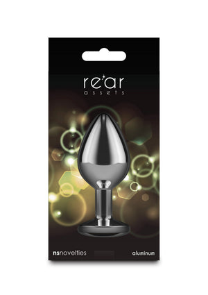 Plug anal Rear Assets Silver taille moyenne
