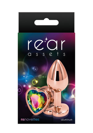 Plug anal Rear Assets cœur or rose - S