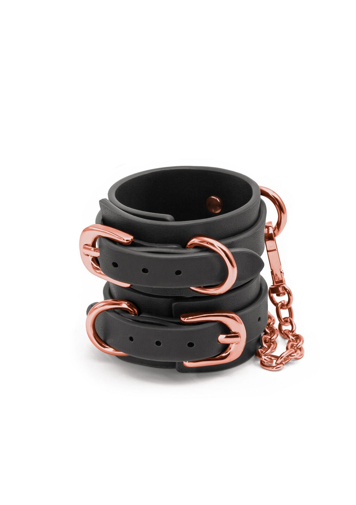 BONDAGE COUTURE WRIST CUFFS BLACK
