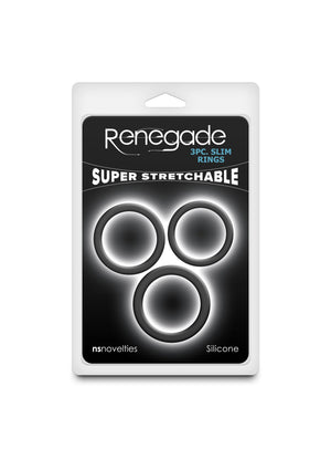 Anneaux fins Renegade - lot de 3