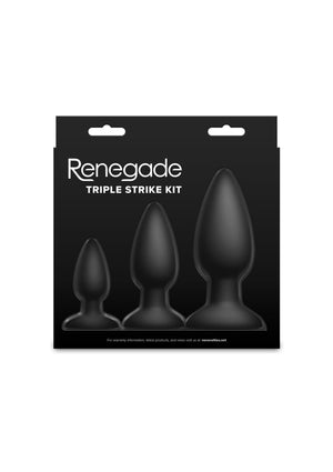 Kit plug anal Triple Strike