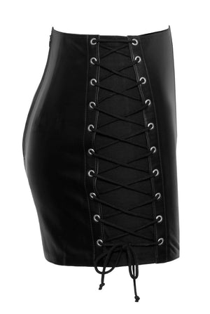 Leather Skirt XL