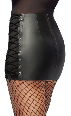 Leather Skirt L