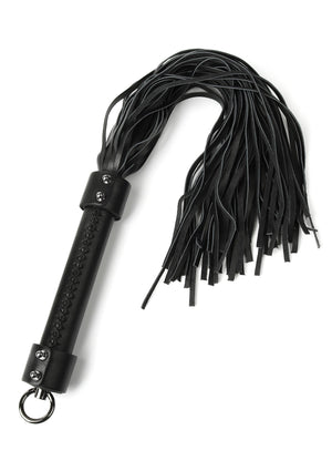 Fouet en cuir véritable 55 cm