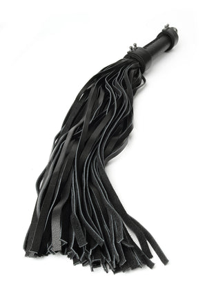 Fouet en cuir véritable 55 cm