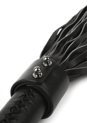 Fouet en cuir véritable 55 cm