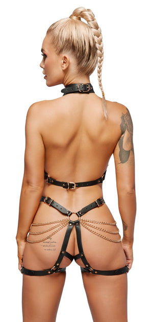 Leather Harness Set L/XL