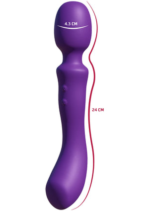 Masseur vibrant double face