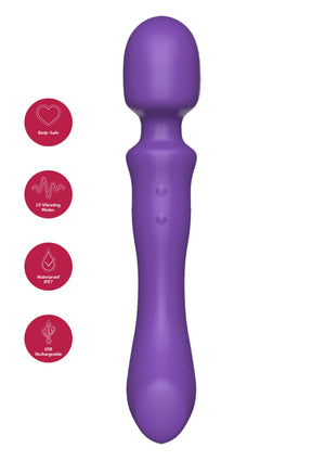 Masseur vibrant double face