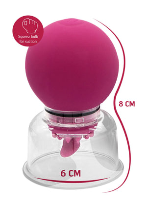 Pompe à tétons et clitoris vibrante et rotative