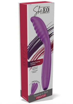 Vibromasseur point G tapotant