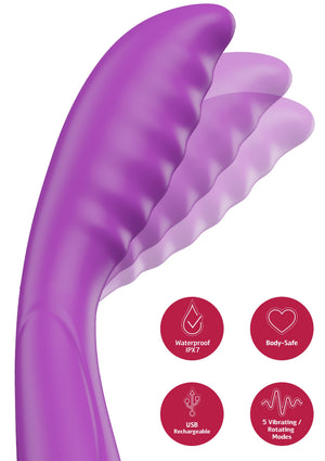 Vibromasseur point G tapotant