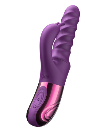 Vibromasseur rabbit spiralé