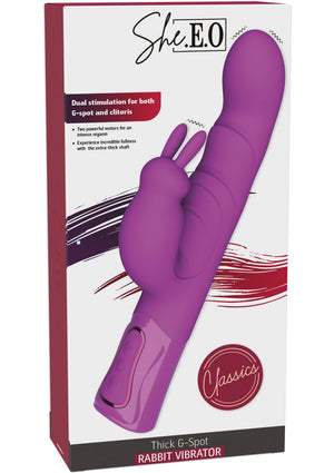 Vibromasseur lapin épais point G vibrant