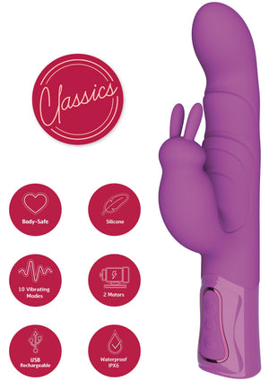 Vibromasseur lapin épais point G vibrant