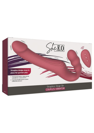 Strap-on sans harnais vibrant