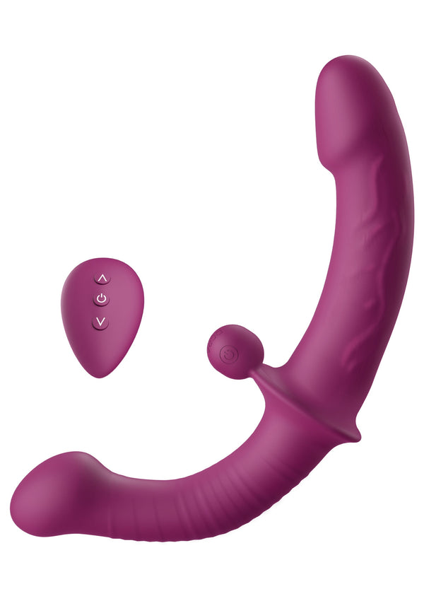 Vibromasseur pour couple point G à double extrémité