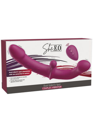 Vibromasseur pour couple point G à double extrémité