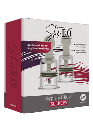 Ventouses tétons et clitoris S/M