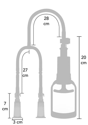 Pompe à tétons de plaisir S/M