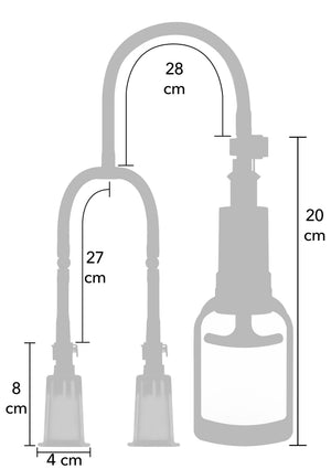 Pompe à tétons de plaisir M/L